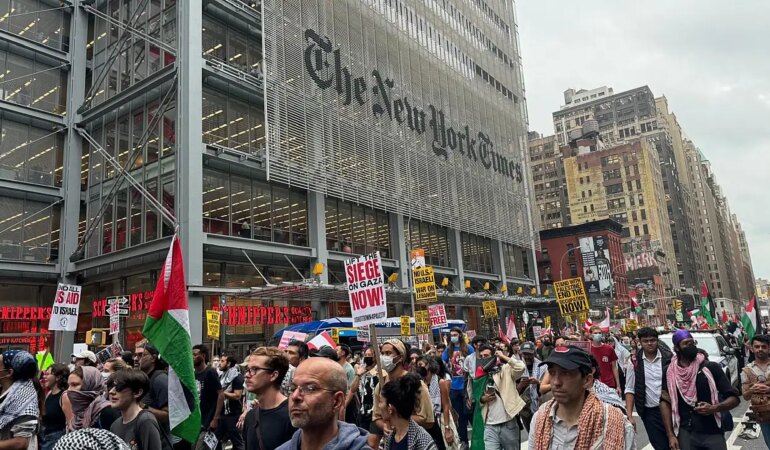 BM’de Konuşma Yapacak Olan Netanyahu’ya New York’ta Protesto