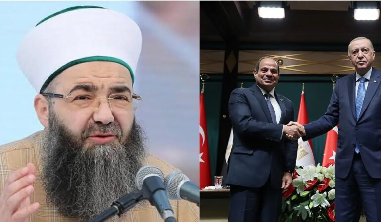 Cübbeli Ahmet Hoca’nın Erdoğan-Sisi Görüşmesi Yorumu: ‘Tayyip Bey balık burcu’
