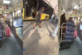 İETT Şoförü Deliye Döndü! Seni Delerim Diyen Yolcunun Boğazına Sarıldı