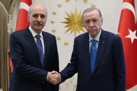 Başkan Erdoğan, Numan Kurtulmuş'la görüştü