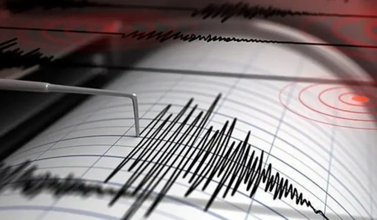 Ege Denizi'nde Çanakkale Açıklarında 4.2 Büyüklüğünde Deprem Meydana Geldi.