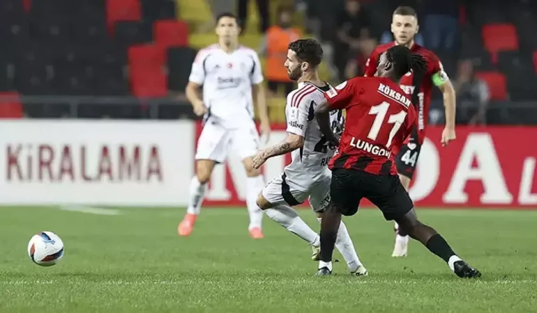 Gaziantep FK 1-1 Beşiktaş Maç Özeti ve Golleri İzle! 6 Ekim Pazar