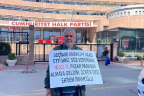 İstanbul'dan Ankara'ya Gelip İmamoğlu'nu Protesto Etti