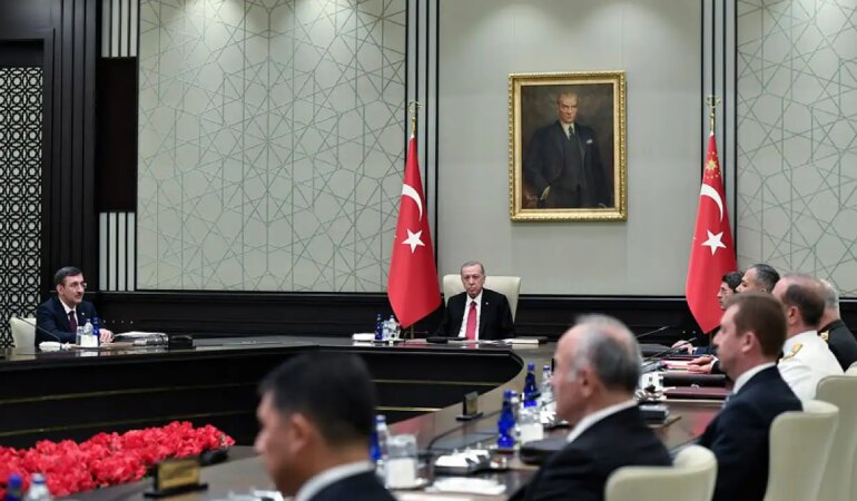 MGK Cumhurbaşkanı Erdoğan Başkanlığında Toplandı! Gündem Orta Doğu