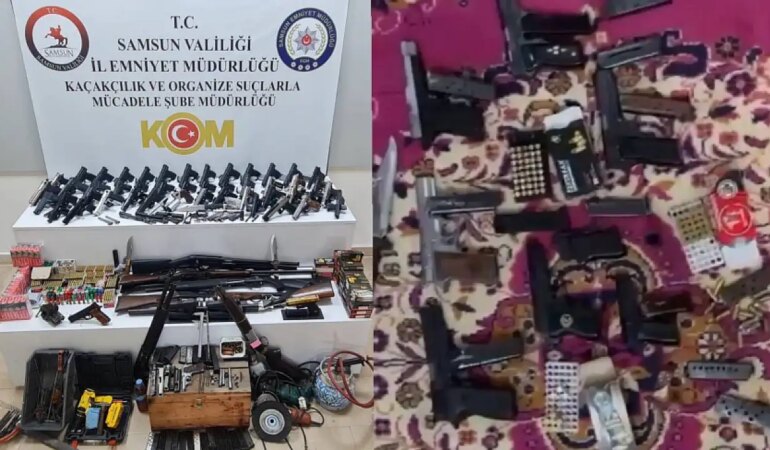 Silah Operasyonunda Adeta Cephanelik Ele Geçirildi!