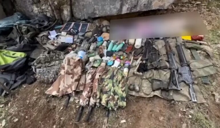 Teröre Bir Darbe Daha! Çok Sayıda Silah ve Mühimmat Ele Geçirildi