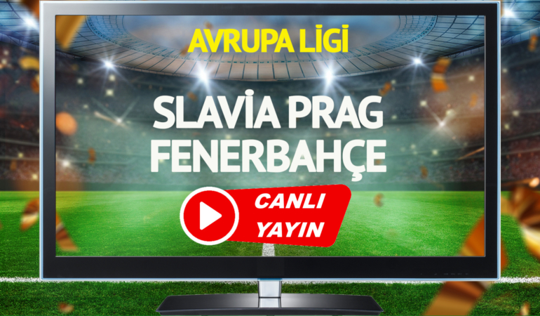 CANLI İZLE | Slavia Prag Fenerbahçe maçı TRT 1 şifresiz canlı izle!