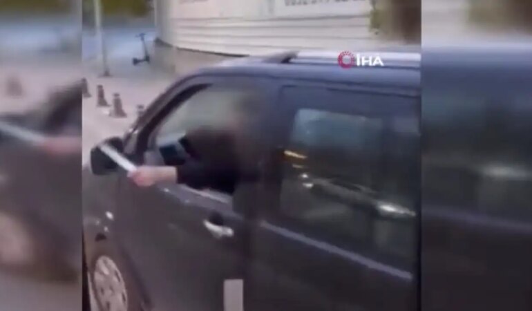 Otobüs Şoförüne Şiddet ve Tehdit! O Anlar Kamerada