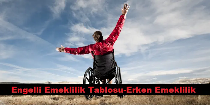 Engelli Emeklilik Tablosu ve Şartları (2024)