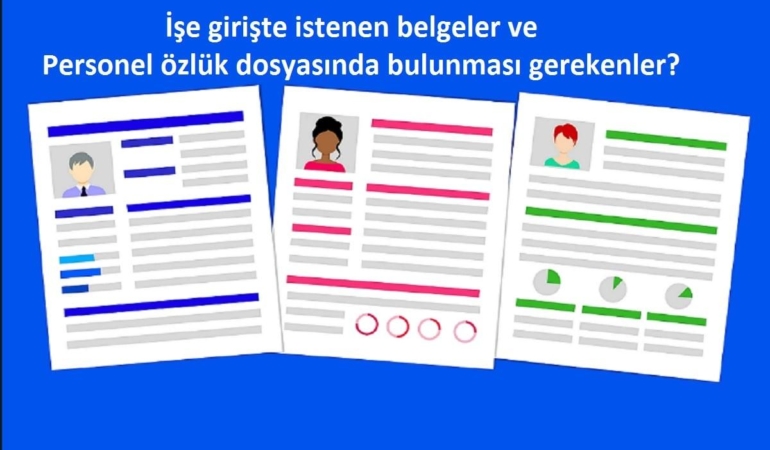 İşe Giriş Evrakları 2024 & Hepsini Online Al