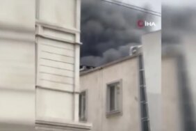 Fatih Doğramacı Sokak’ta İş Yerinde Yangın! Müdahale Ediliyor