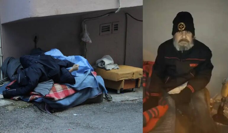 İzmir'de Soğuktan Öleceğim Yardım Edin Diyen Evsiz Vatandaş Aynı Yerde Ölü Bulundu!
