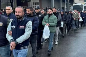 Mersin'deki "Zincir" operasyonunda 114 şüpheli yakalanandı