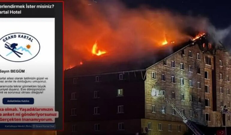 78 Cana Mezar Olan Otelden Pes Dedirten Mesaj
