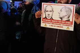 Polonya'da Netanyahu Protesto Edildi: Terörist Netanyahu, Netanhayu mahkemeye