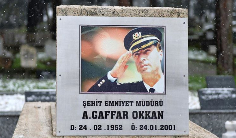 Şehit Emniyet Müdürü Gaffar Okkan ve 5 mesai arkadaşı anıldı