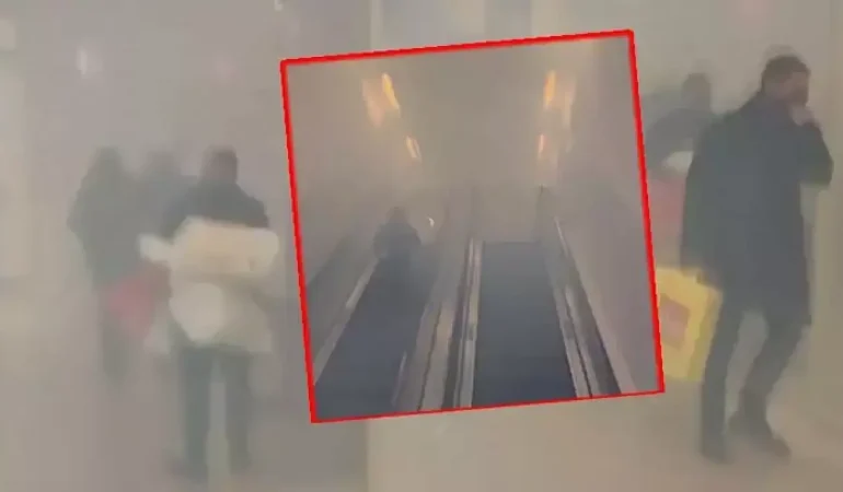 AVM’de Yangın Paniği