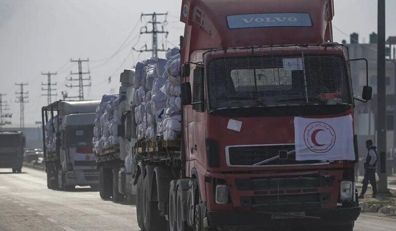 ‘İsrail, insani yardım protokolünü uygulamayı erteliyor’