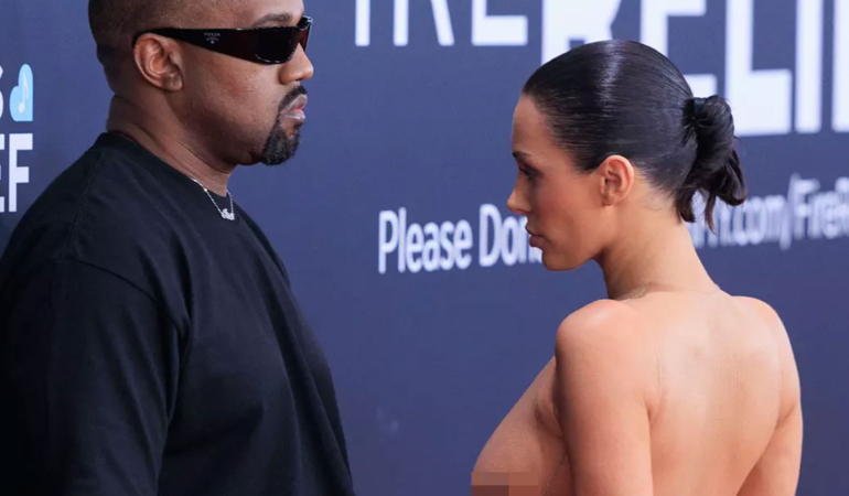 Kanye West çırılçıplak soyunan eşi Bianca Censori’ye Grammy töreninde bakın ne demiş!
