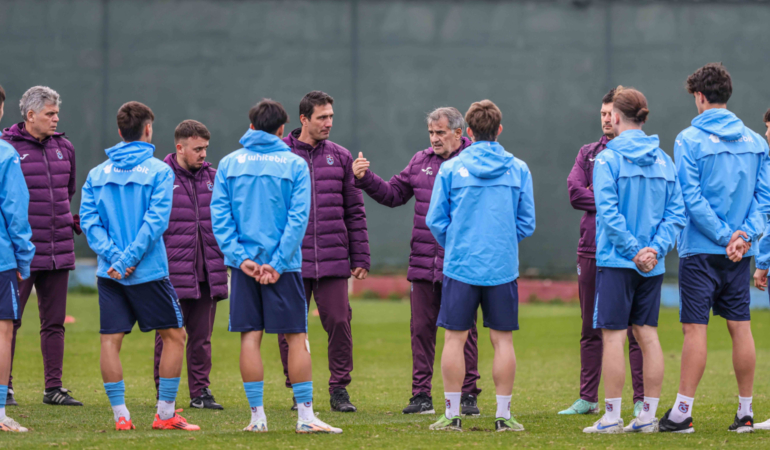 Trabzonspor, Beşiktaş maçının hazırlıklarına devam etti