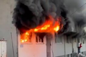 Alevlere teslim olan ev kullanılamaz hale geldi