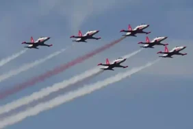 Çanakkale'de Türk Yıldızları'ndan Gösteri Uçuşu