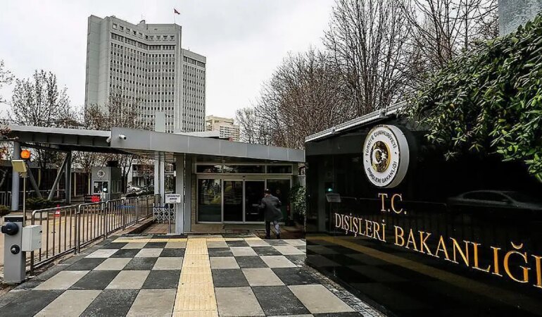 Dışişleri Bakanlığı’ndan İsrail’in Gazze’de yaptığı katliama kınama mesajı