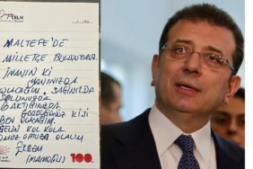 Ekrem İmamoğlu'ndan el yazısıyla Maltepe mitingine çağrı