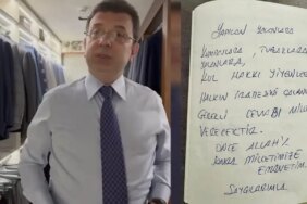 Gözaltındaki İmamoğlu el yazısıyla mesaj paylaştı: 'Önce Allah'a, sonra milletimize emanetim'