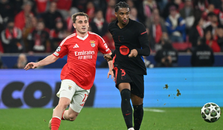 Orkun ve Kerem’li Benfica, Barcelona’ya boyun eğdi