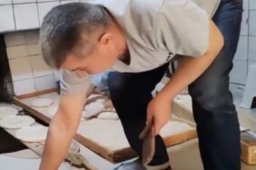 Terlikle pide tezgahının üstünde üretim yapılan fırına ceza yağdı