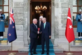 Cumhurbaşkanı Erdoğan, Yeni Zelanda Başbakanı Luxon'u Kabul Etti
