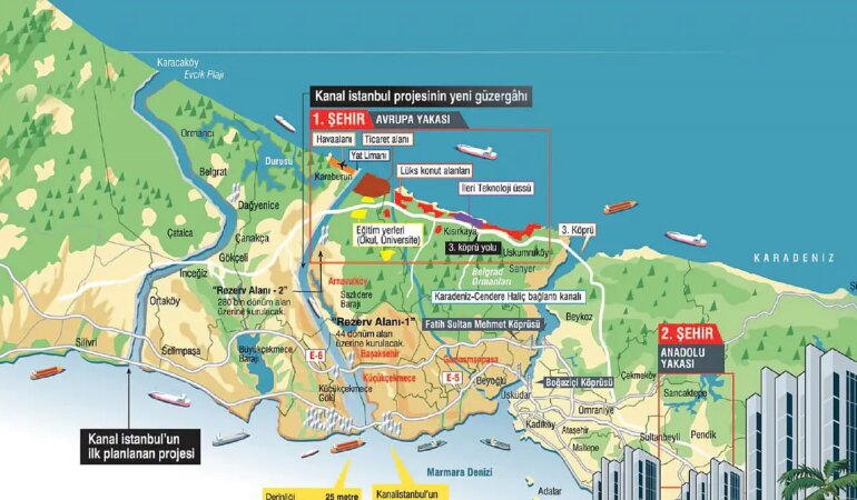 İSKİ Kanal İstanbul şantiyesine yıkım kararı verdi, gözaltılar yaşandı
