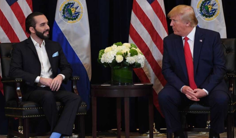 Trump ve Bukele, sınır güvenliği konusunda iş birliği mesajı verdi