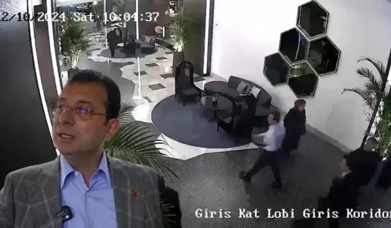 Yolsuzluk soruşturmasında İmamoğlu'nun toplantıya geldiği görüntüler dosyaya girdi