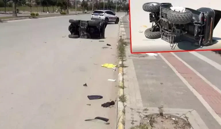 ATV takla attı: 2 ölü