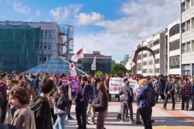 Boğaziçi Üniversitesi'nde 'Nureddin Yıldız' protestosuna polis müdahale etti, çok sayıda öğrenci gözaltına alındı