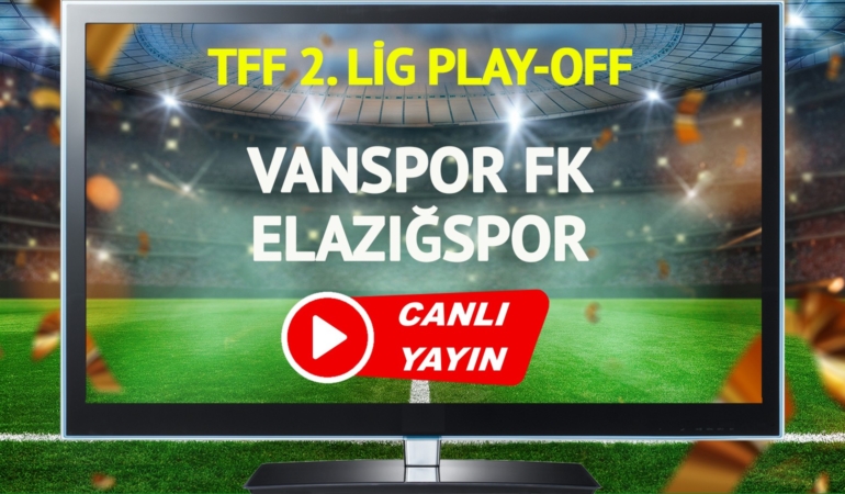CANLI YAYIN | Vanspor FK Elazığspor maçı HT Spor canlı izle!
