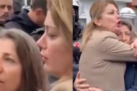 CHP Kadın Kolları Başkanı, gözaltına alınmaması için çabaladı! O anlar kamerada