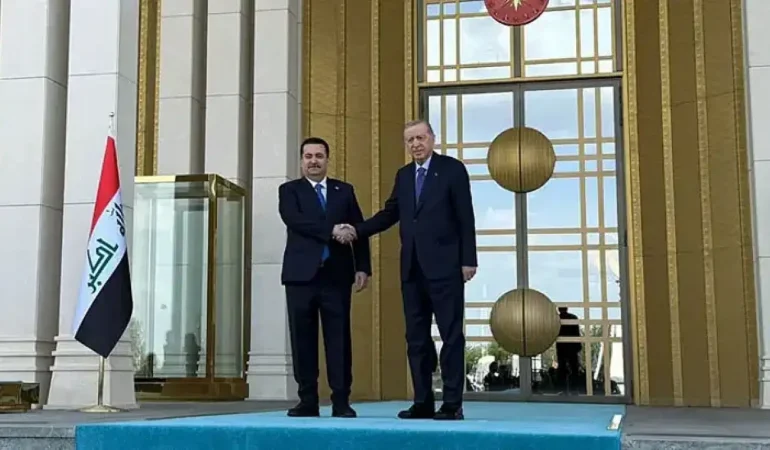 Cumhurbaşkanı Erdoğan, Irak Başbakanı Sudani'yi Resmi Törenle Karşıladı