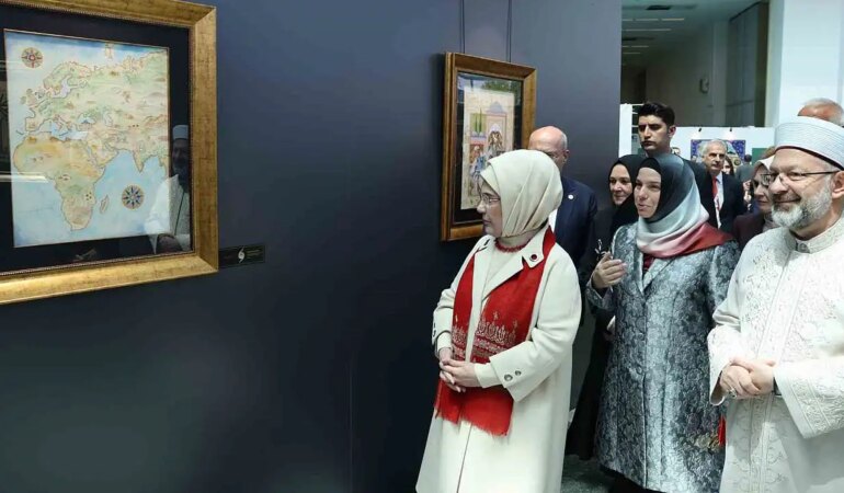 Emine Erdoğan ‘Uluslararası İslam Sanatları Fuarı’nda konuştu
