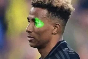 Gedson Fernandes'e lazer tutan taraftar 'spordan men' cezasıyla serbest bırakıldı