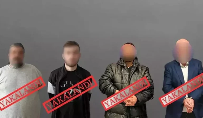 Kırmızı Bültenle Aranan 4 Şüpheli Yakalandı