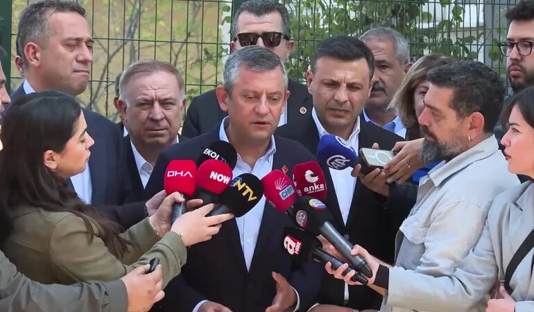 Özgür ÖZel ‘Bu saldırıyı siyaset kurumuna yapılmış bir saldırı olarak görüyorum’