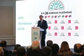 D-8 Zirvesinde Konuşan Mahmut Arıkan Gazze İçin Barış Gücü Derdal Kurulmalı Dedi