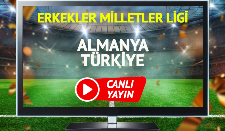 CANLI YAYIN | Türkiye Almanya maçı TRT Spor Yıldız canlı izle!