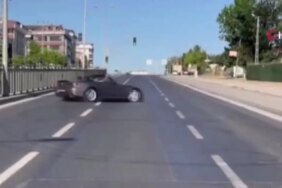 Düğün konvoyunda drift atarak terör saçtılar!