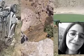 Freni çekilmeyen greyder, otomobili uçuruma sürükledi: 1 ölü