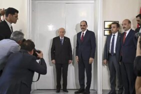 MİT Başkanı Kalın MHP Genel Başkanı Devlet Bahçeli'yi Meclis'te ziyaret etti