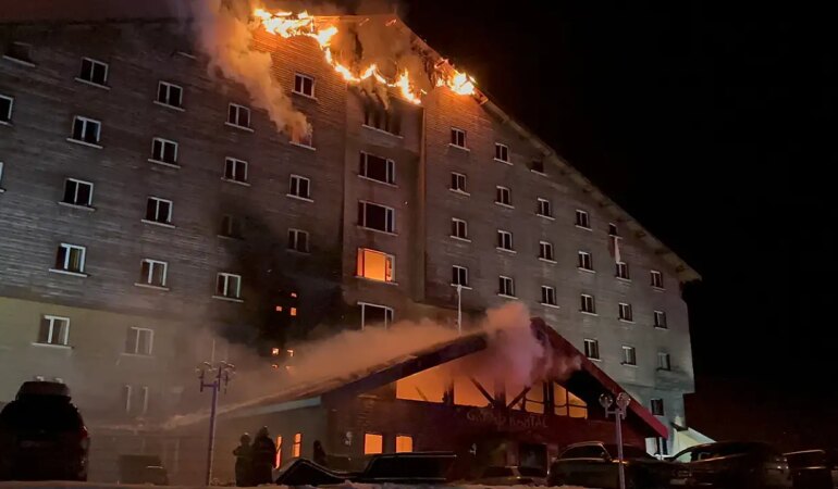 Otel Yangını Davasında İSG Uzmanları Dinlendi